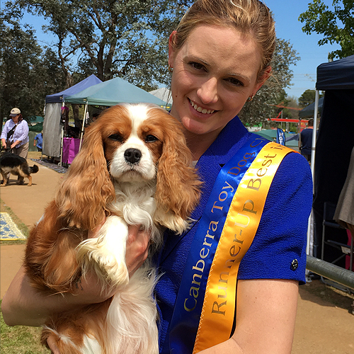 Lara with Danny Runner Up Best in Show In Canberra Toy Show